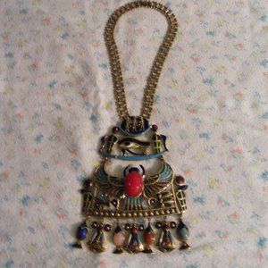 RARE Vintage Diorios Ancient Egyptian Collar Necklace